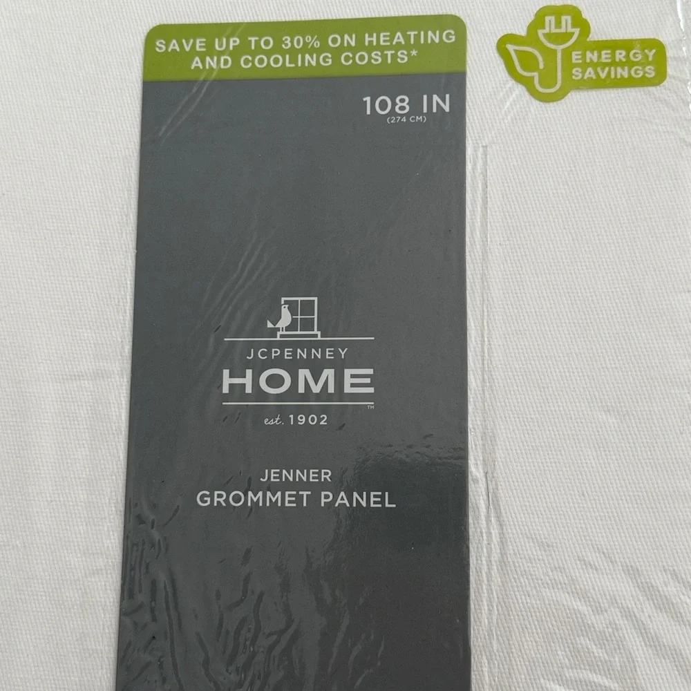 JCPenney Home Cream Grommet Panel